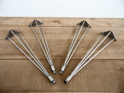 28"  3-pins-s Table Legs,stainless Steel, Height 26" To 32" Set(4)