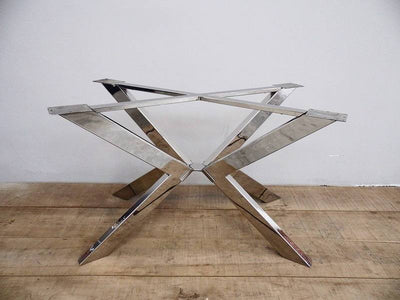 stainless table base for glass top 