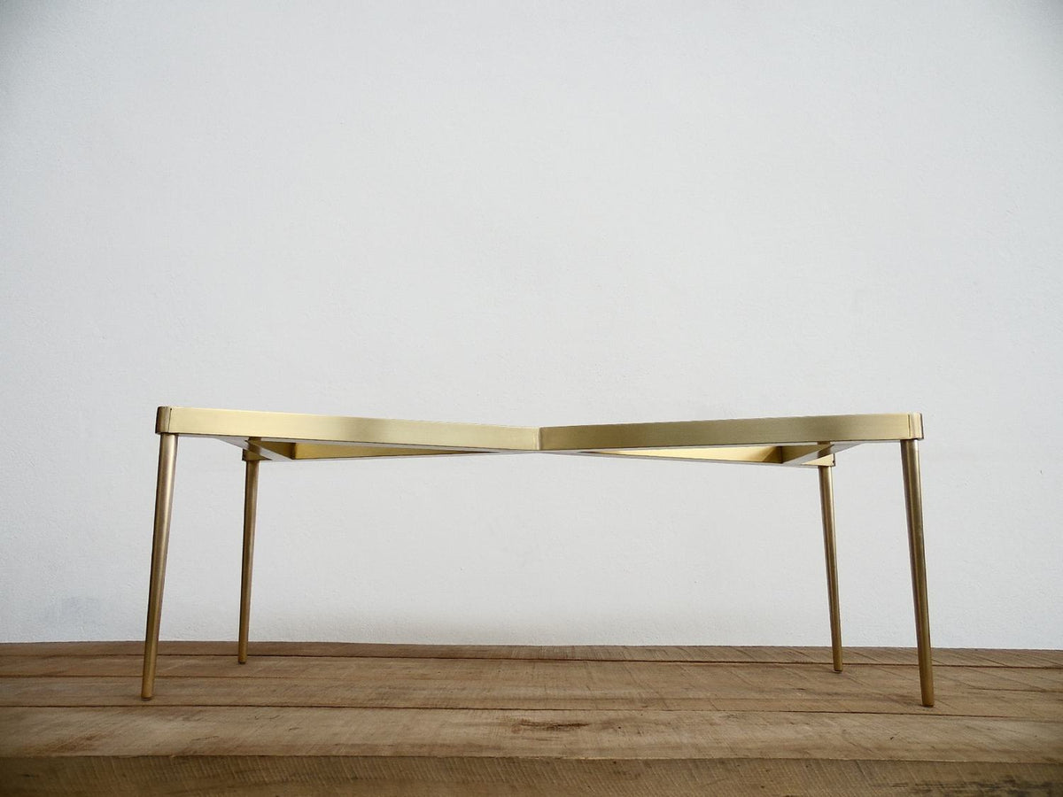 brass table legs