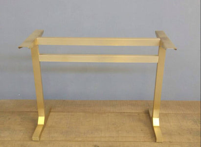 brass dining table base