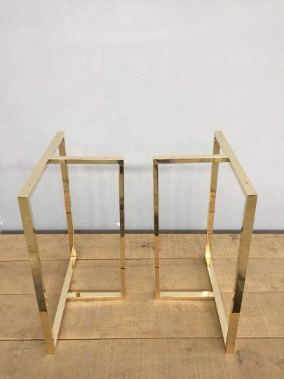 Gold Table Legs Brass Trestle 28