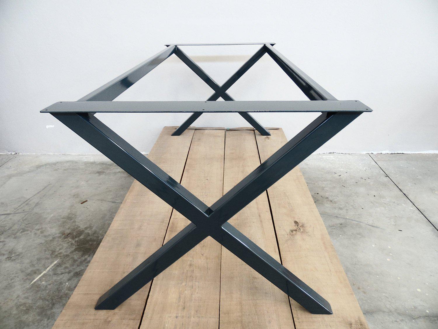 metal frame table base