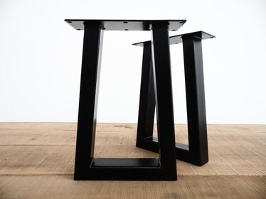 35" Trapezoid-in Table Legs,base Width 24" , Height 33" - 40"  Set (2)
