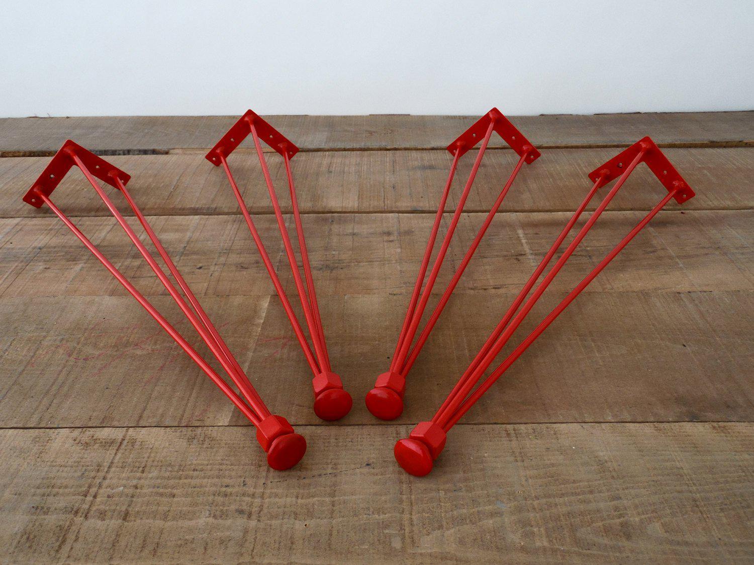 40" 3-pin-nuts Table Legs, Height 33" To 40" Set(4)