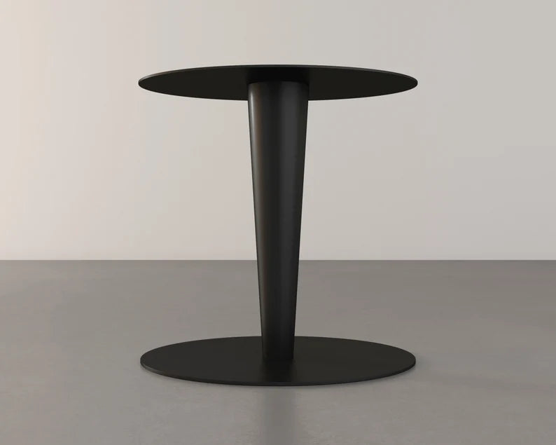 Steel Table Base , 28 Oval Table Pedestal , TULIP by Balasagun