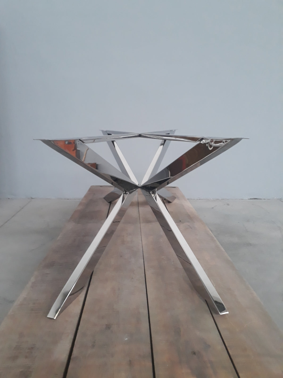 28" H x 28" W x 72" L TUG  Stainless Steel Table Base,height 26" 32"
