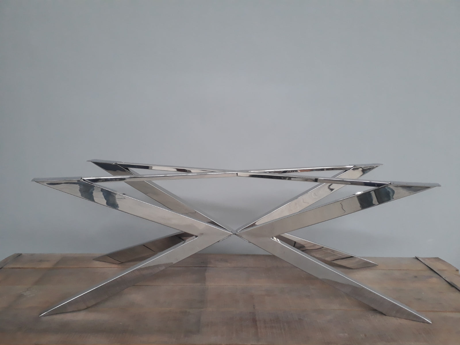 28" H x 28" W x 72" L TUG  Stainless Steel Table Base,height 26" 32"