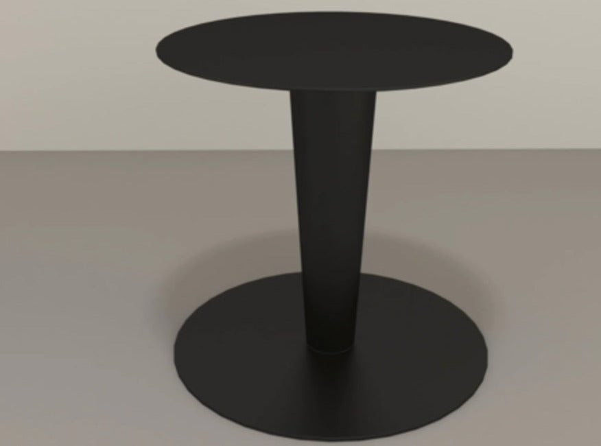 Steel Table Base , Round Table Pedestal, TULIP 28 by Balasagun
