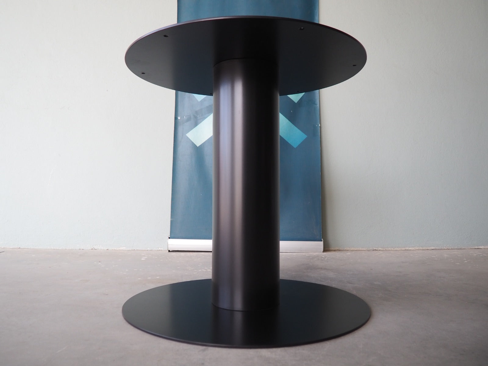 Steel Pedestal Round Base ,28” Round Base For 60” Tables | MASURA 28
