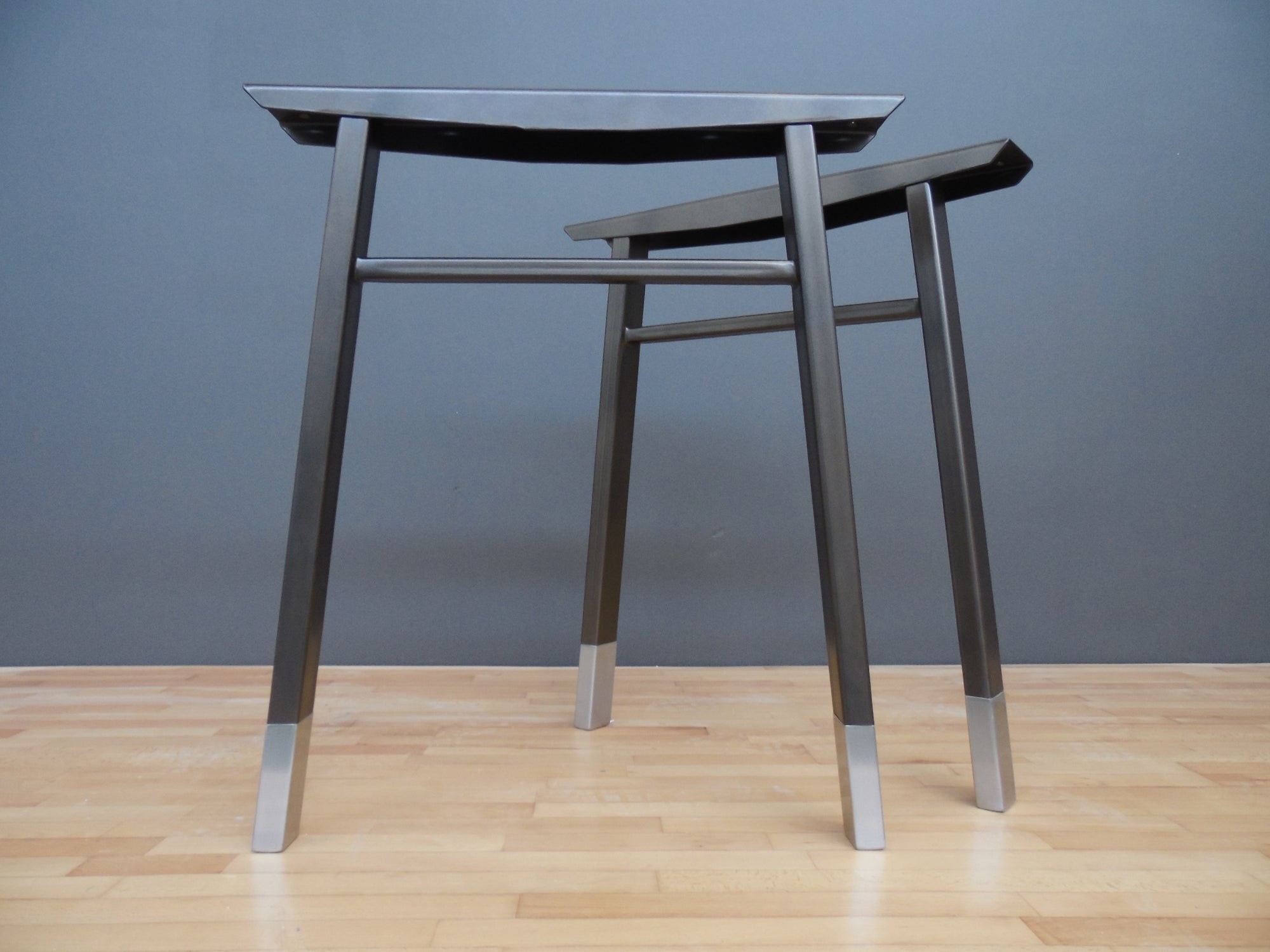 Metal Desk Legs Set ( 2) Kitchen Table Legs Brass Furniture Legs By Balasagun