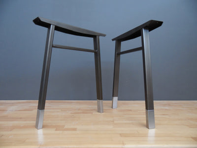 Metal Desk Legs Set ( 2) Kitchen Table Legs Brass Furniture Legs By Balasagun