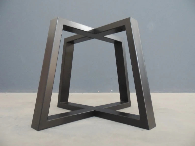 Trapezoid Round Frame Dining Table Base  | TEPE 4032