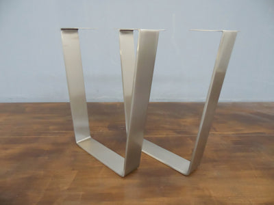 bench legs metal chrome
