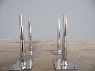bitlis polished stainless table legs
