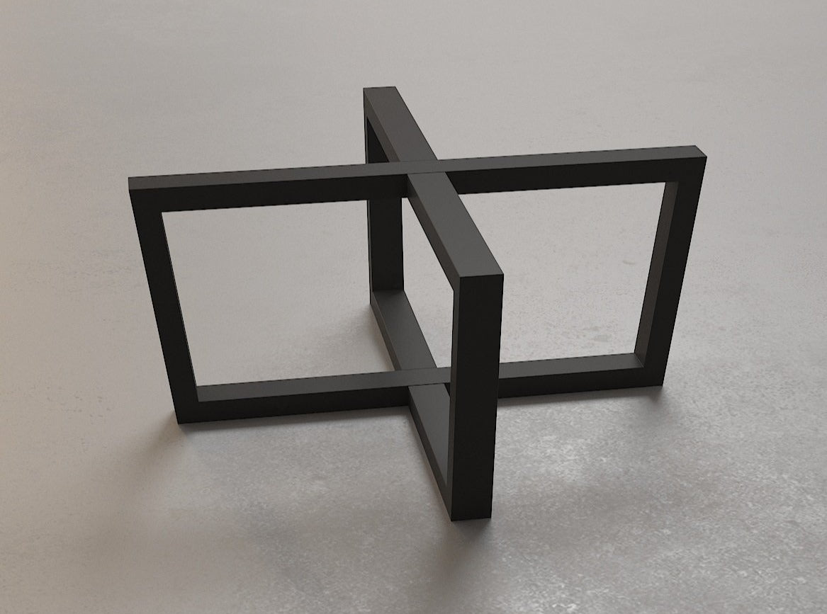 metal table base