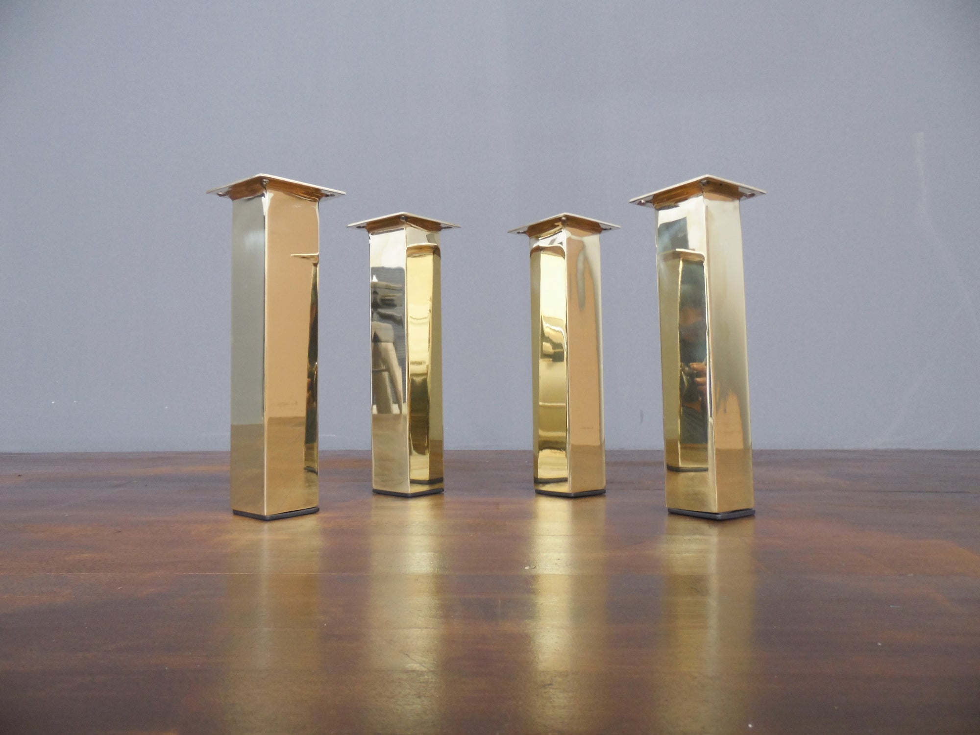 brass sofa legs polished