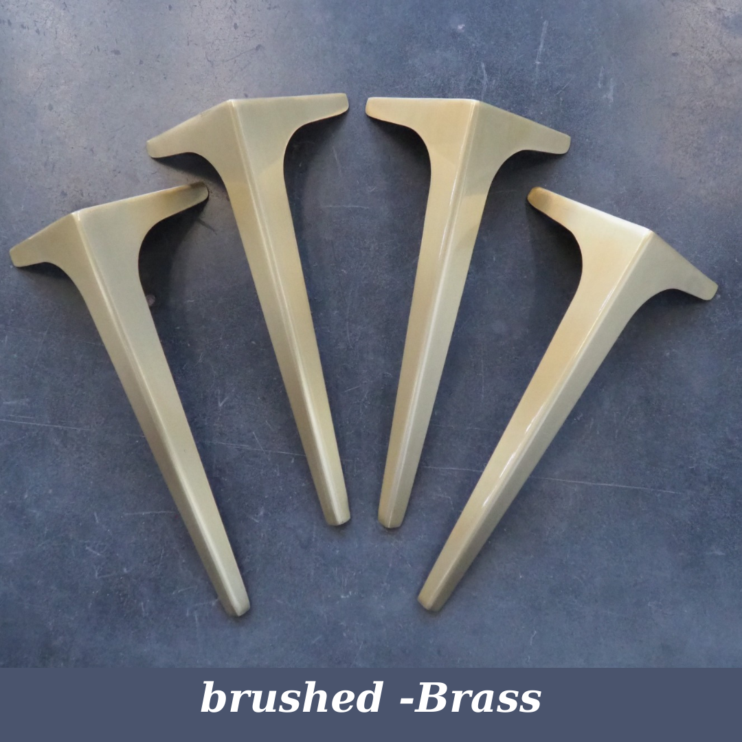 Brushed Burnished Brass - Metal furniture manufacturers & Custom