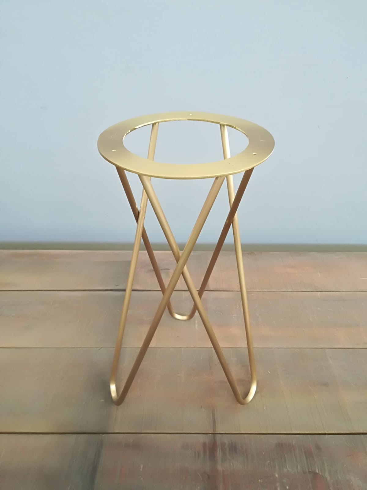 brushed brass coffee table base 