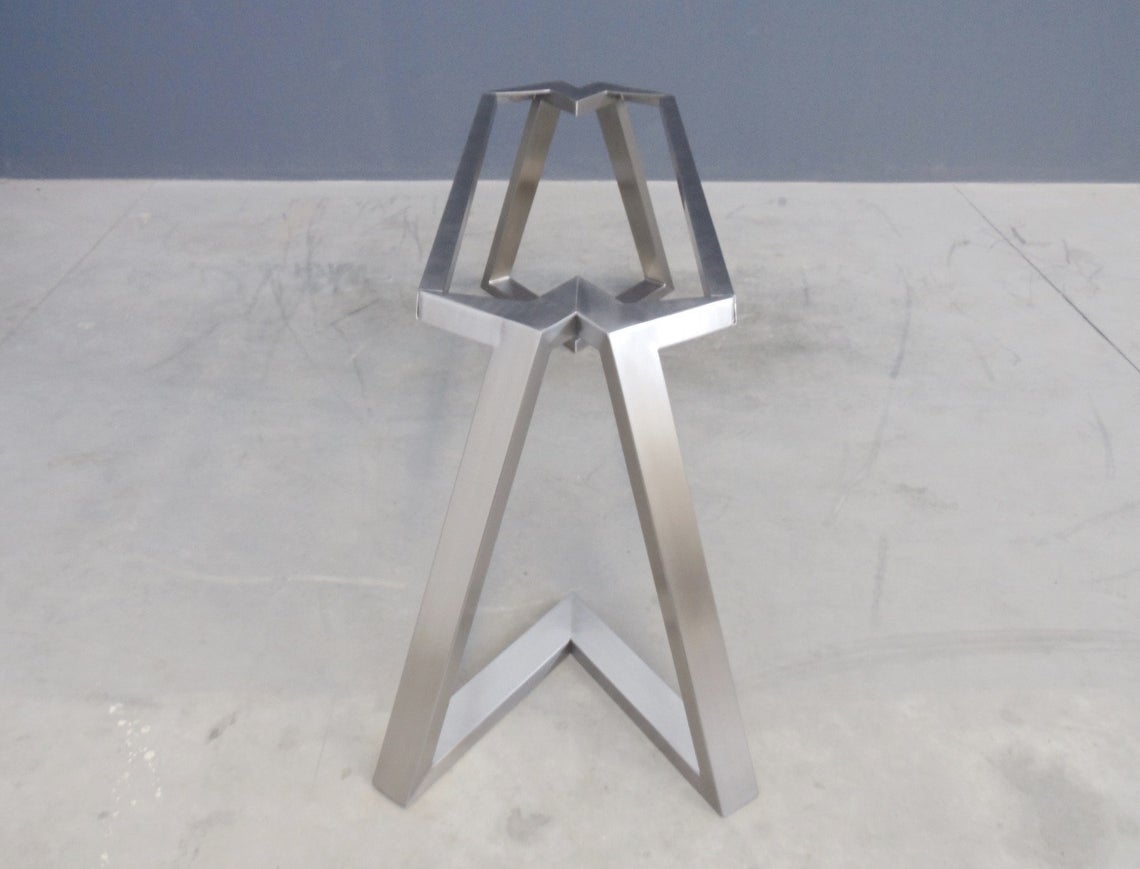 chrome table base EBABIL TOP VIEW