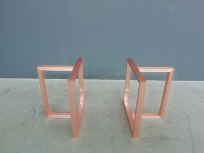 copper dining table legs for interior designers