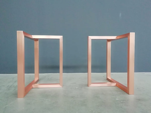 Copper coffee sale table legs
