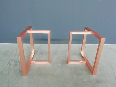 copper table legs sets for modern dining tables