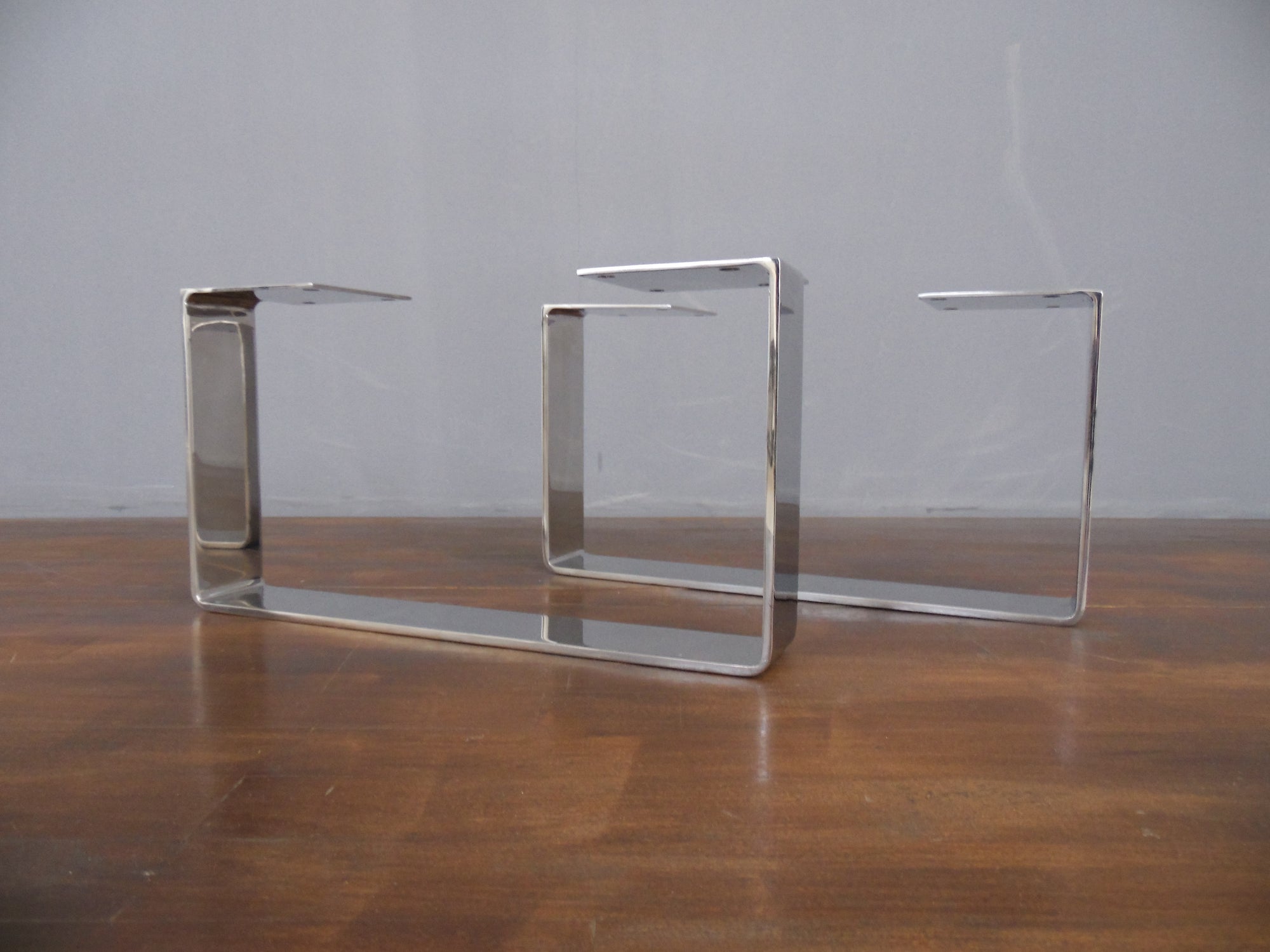 furniture legs chrome polished