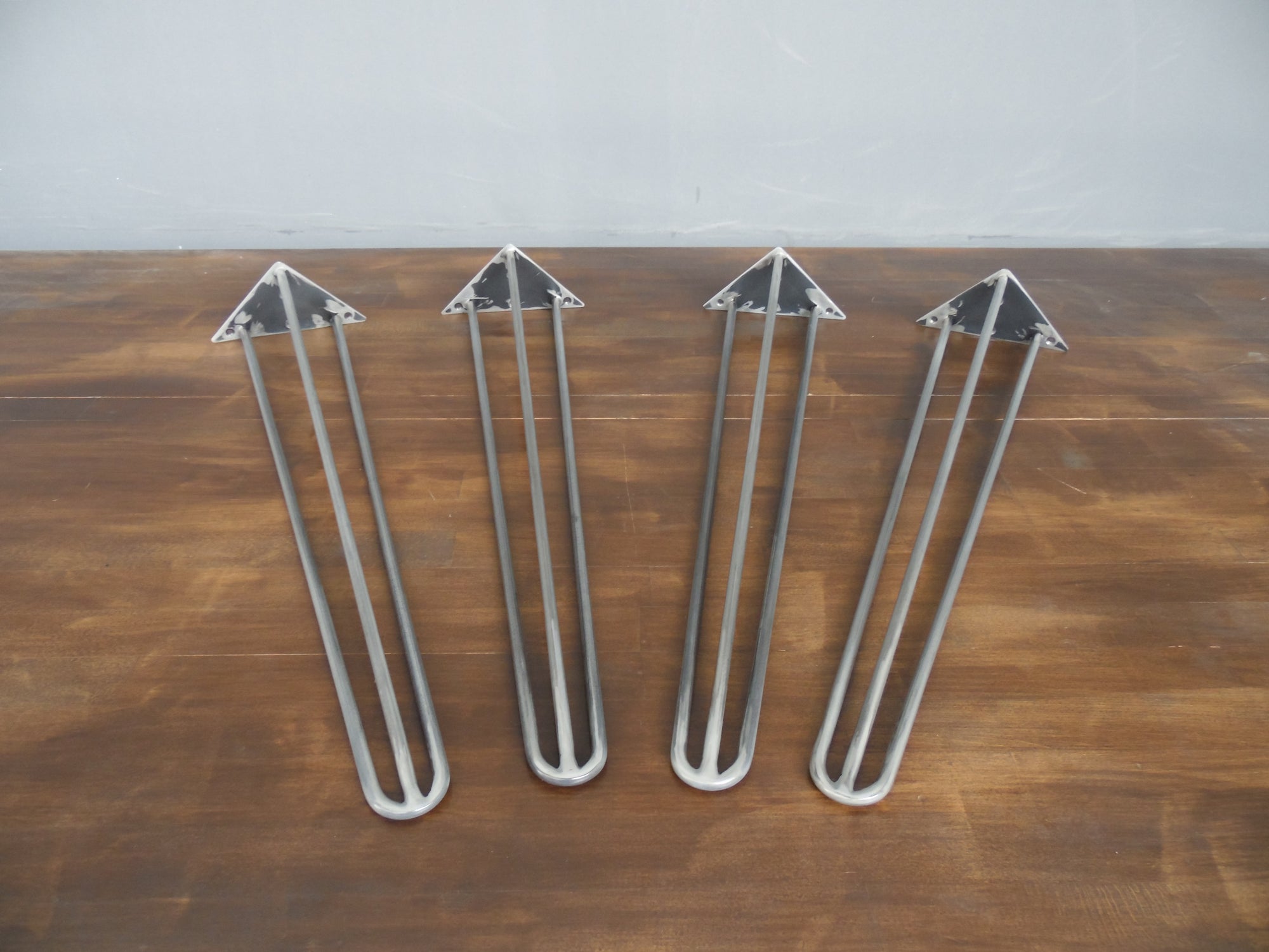 28"  3 Rod Hairpin Table Legs  Height 26" To 30" Set(4)