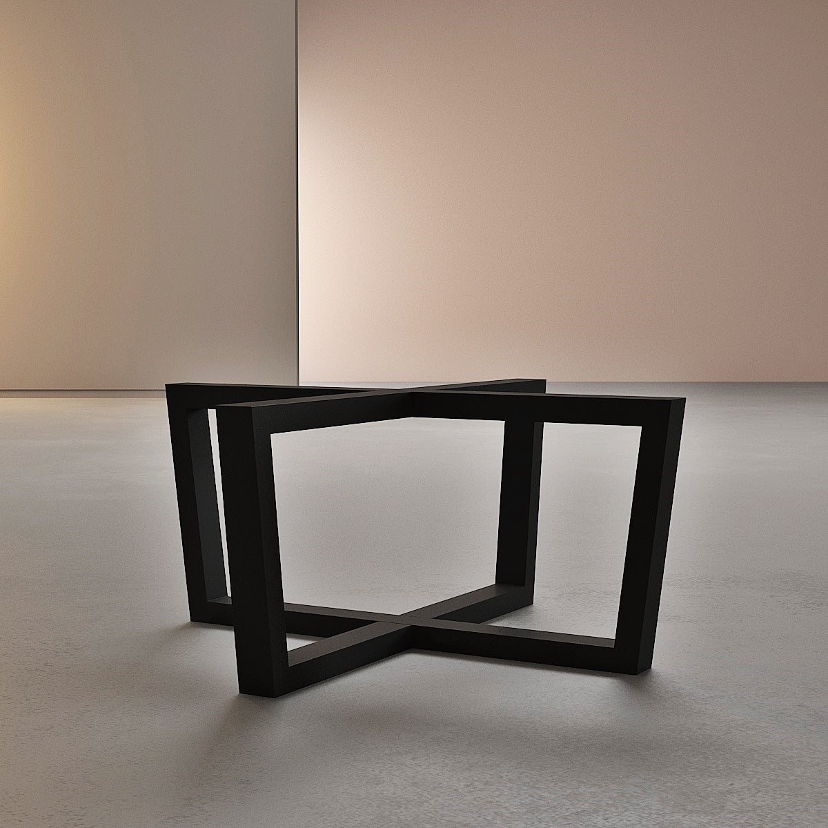 coffee table base for glass tops 