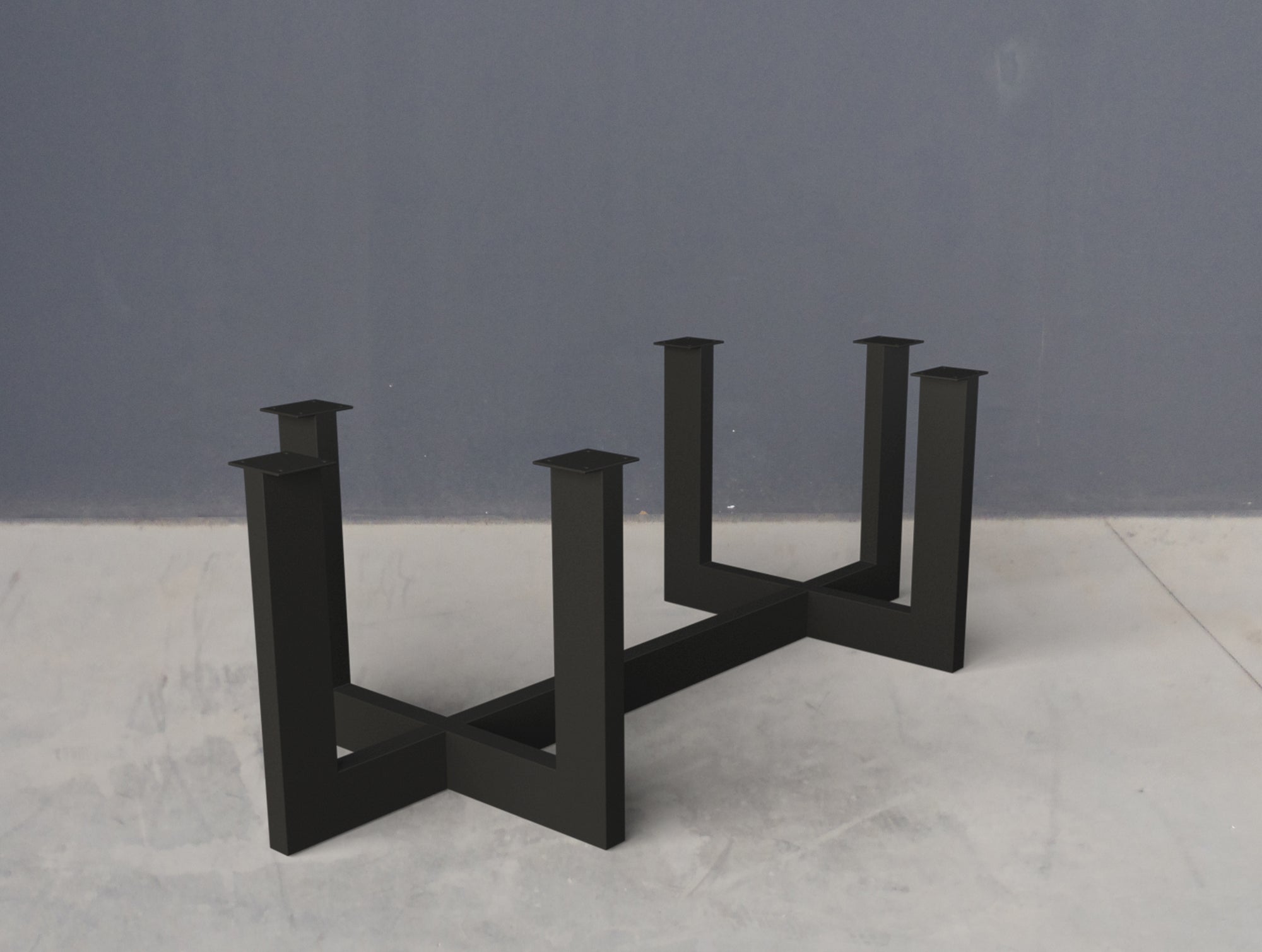 metal rectangular coffee table base