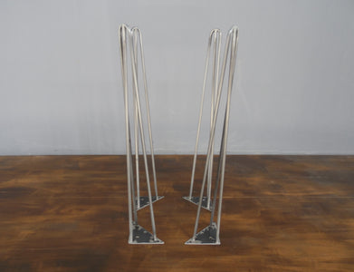 mid century modern hairpin table legs set of 4