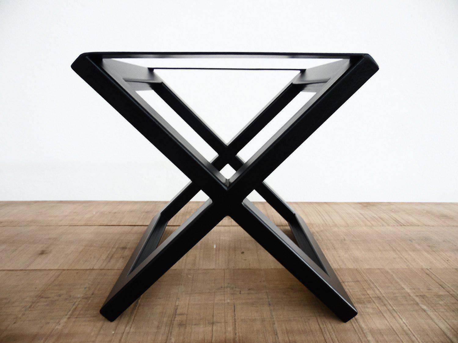 Coffee table legs or ottoman legs metal 