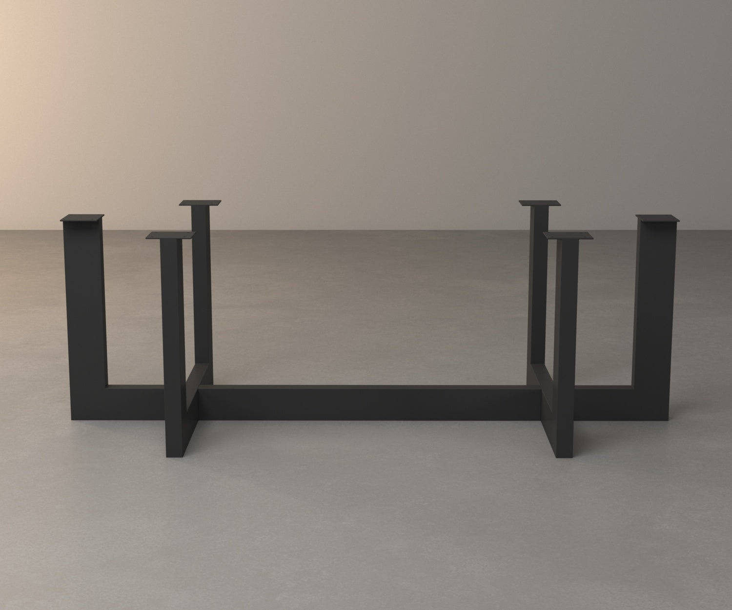 Rectangular Metal Coffee Table Base | Steel Table Legs For Sofa Coffee Tables | HATTI