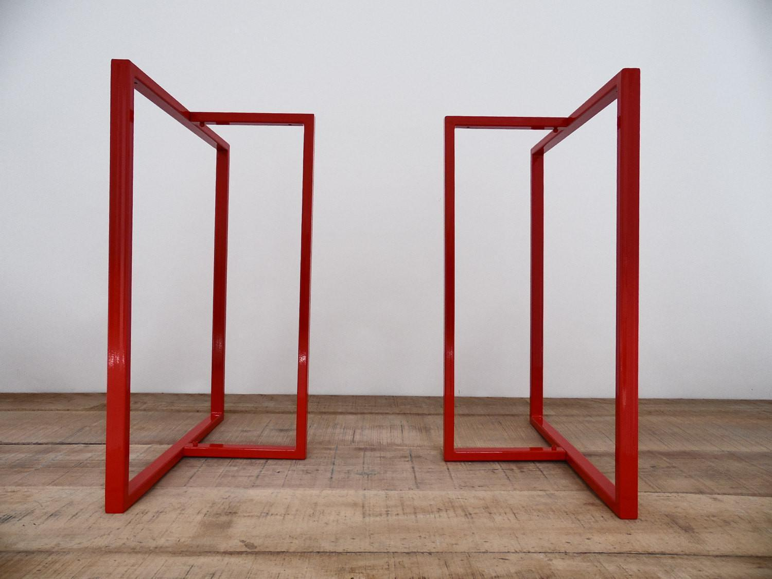 Red online table legs
