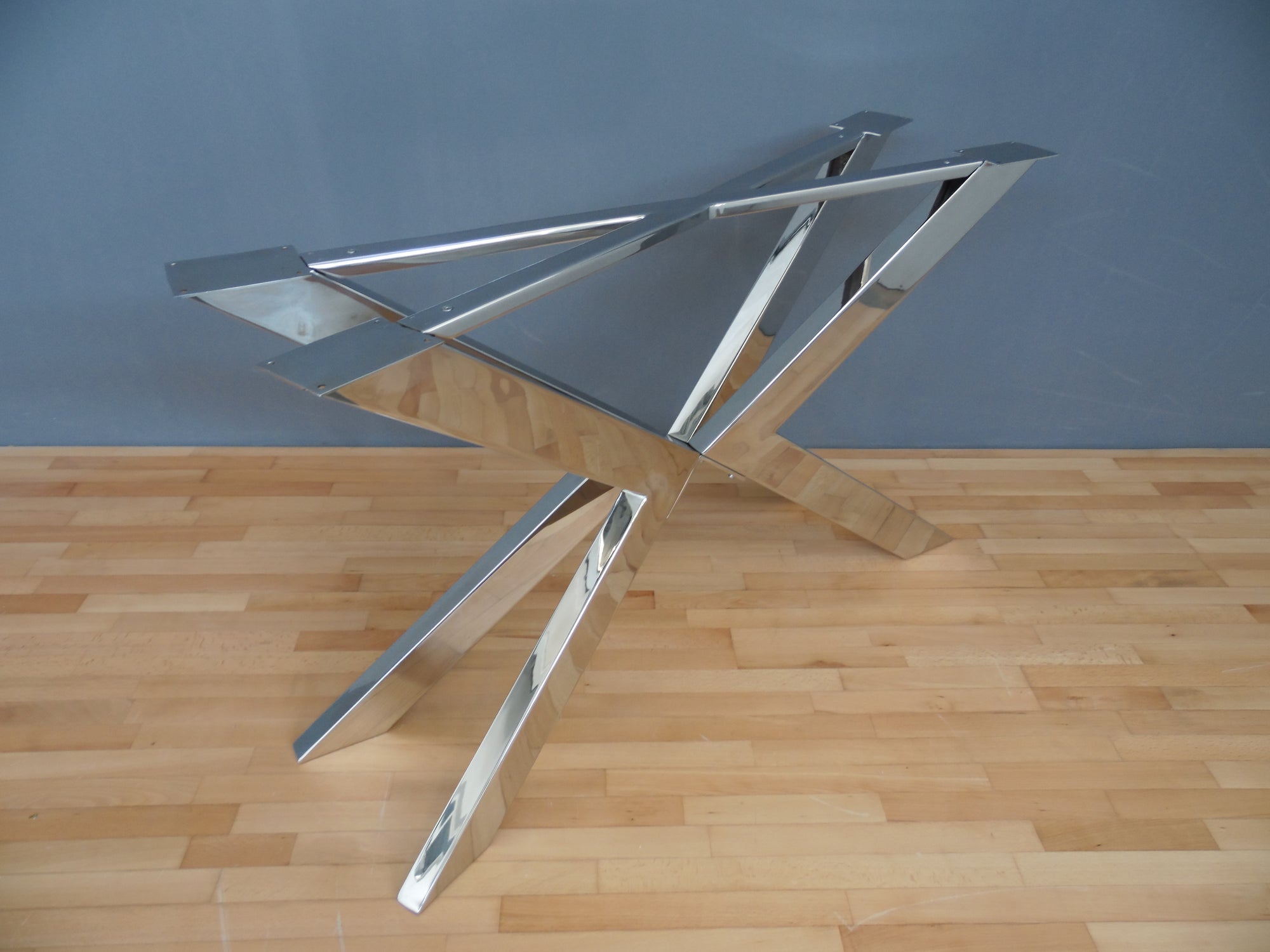 Metal Console & Sofa Table Legs | Stainless Steel TUG Table Legs  For Living Rooms, Hallways
