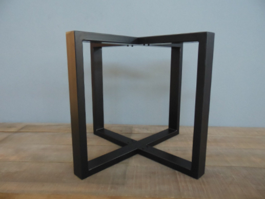 steel black table base for kitchen tables