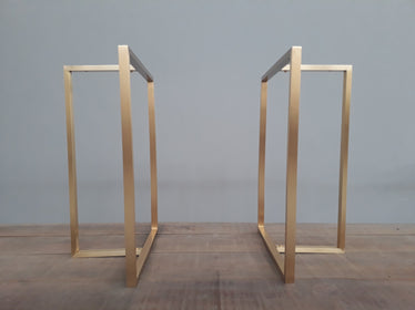 t look brushed brass table legs