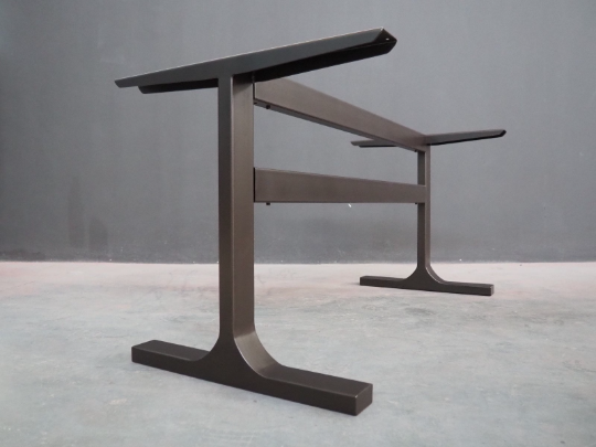 Metal Table Base BESIK52 | 28" Hx 24" W x 52”L BESIK Table Base For Desks, Dining Tables Tables