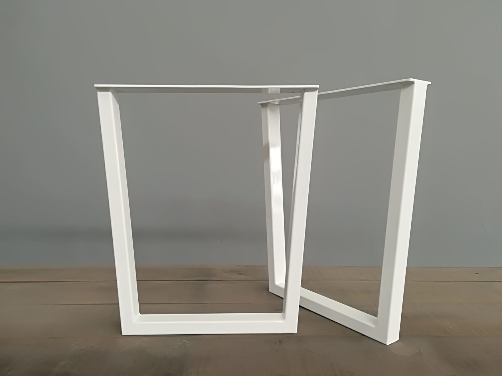white table legs trapezoid table legs 